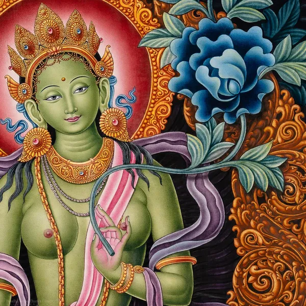Green Tara Paubha