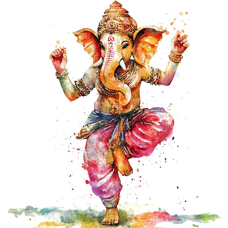 Dancing Ganesh Bronze